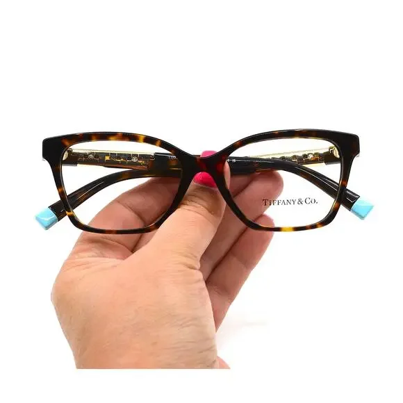 TIFFANY&CO TF2228 8015 HAVANA AUTHENTIC EYEGLASSES FRAME - Picture 12 of 13